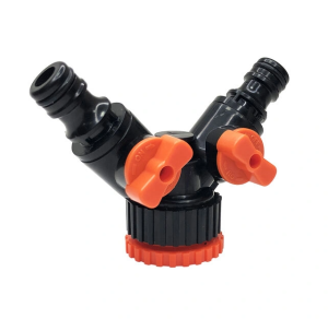 Адаптер-тройник с 2мя кран. с внутр. резьб. 1 и редук. 34 - 1