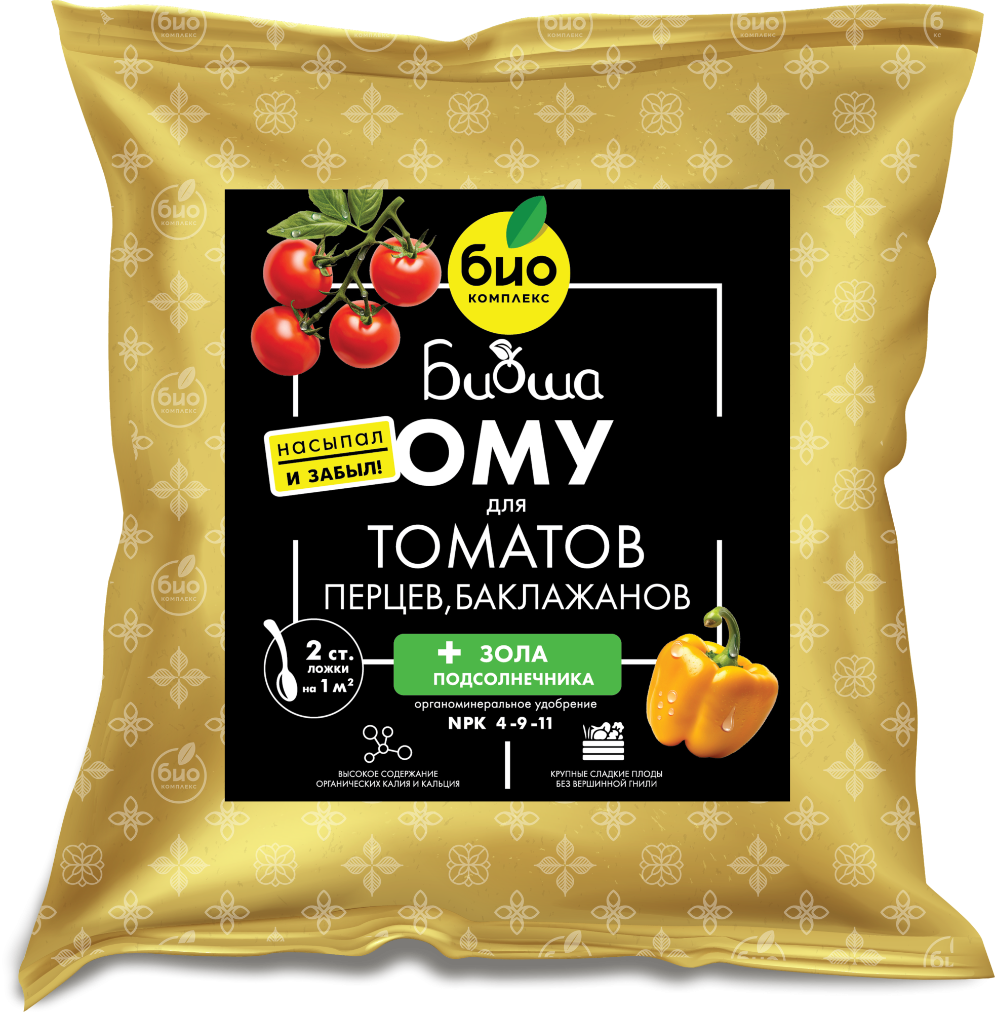 БИО-комплекс ОМУ для томатов, перцев и баклажанов, ТМ БИОША