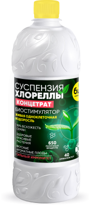 БИО-комплекс Суспензия Хлореллы Концентрат (1 л кругл. [12])