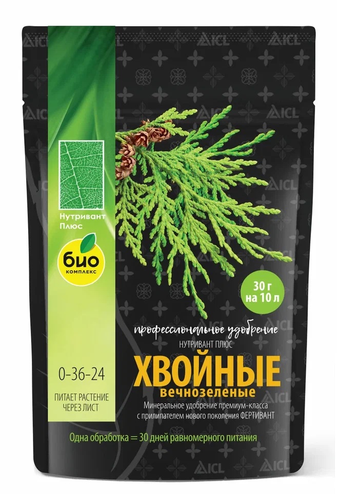 Нутривант Плюс, Хвойные вечнозелёные NPK 0-36-24 профессиональное комплексное удобрение