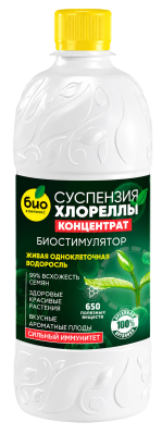 БИО-комплекс Суспензия Хлореллы Концентрат (1 л кругл. [12])