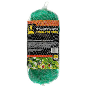 Сетка для защиты урожая от птиц 5 5м, полиэтилен, зеленая
