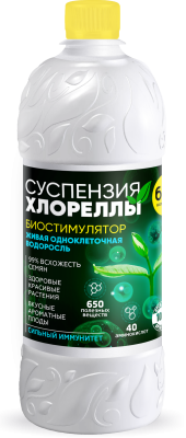 БИО-комплекс Суспензия Хлореллы (1 л кругл. [12])