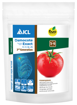 Осмокот Экзакт Стандарт Хай К 5-6 мес. (100 г пакет [36])