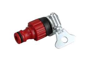 Адаптер внешний, 3 4 пласт. с хомутом