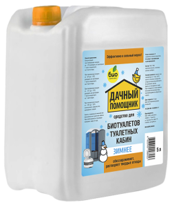 ДАЧНЫЙ ПОМОЩНИК, Для биотуалетов и туалетных кабин Зимнее, 5000мл