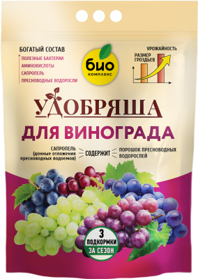 БИО-комплекс Удобрение органическое для винограда, ТМ Удобряша (2,8 кг [3]|)
