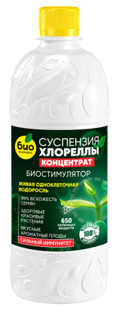 БИО-комплекс Суспензия Хлореллы Концентрат (1 л кругл. [12])