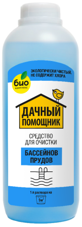 ДАЧНЫЙ ПОМОЩНИК, Для очистки бассейнов, концентрат (1 л [8])