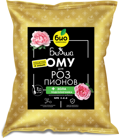 БИО-комплекс ОМУ для роз, пионов, ТМ БИОША (2,5 кг [4])