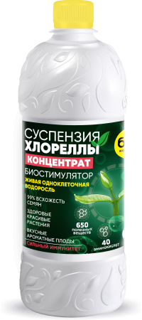 БИО-комплекс Суспензия Хлореллы Концентрат (1 л кругл. [12])