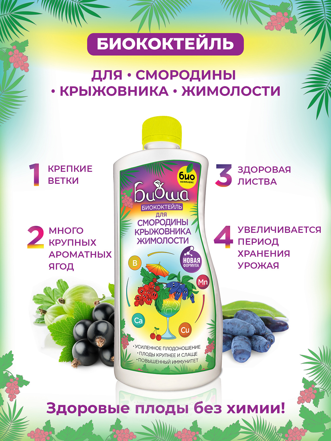 БИОкоктейль для смородины, крыжовника и жимолости ТМ БИОША