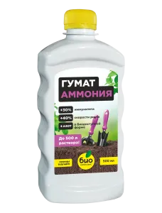 03 Гумат аммония 500 ml 05.2022 дуга print бутылка перед (1)