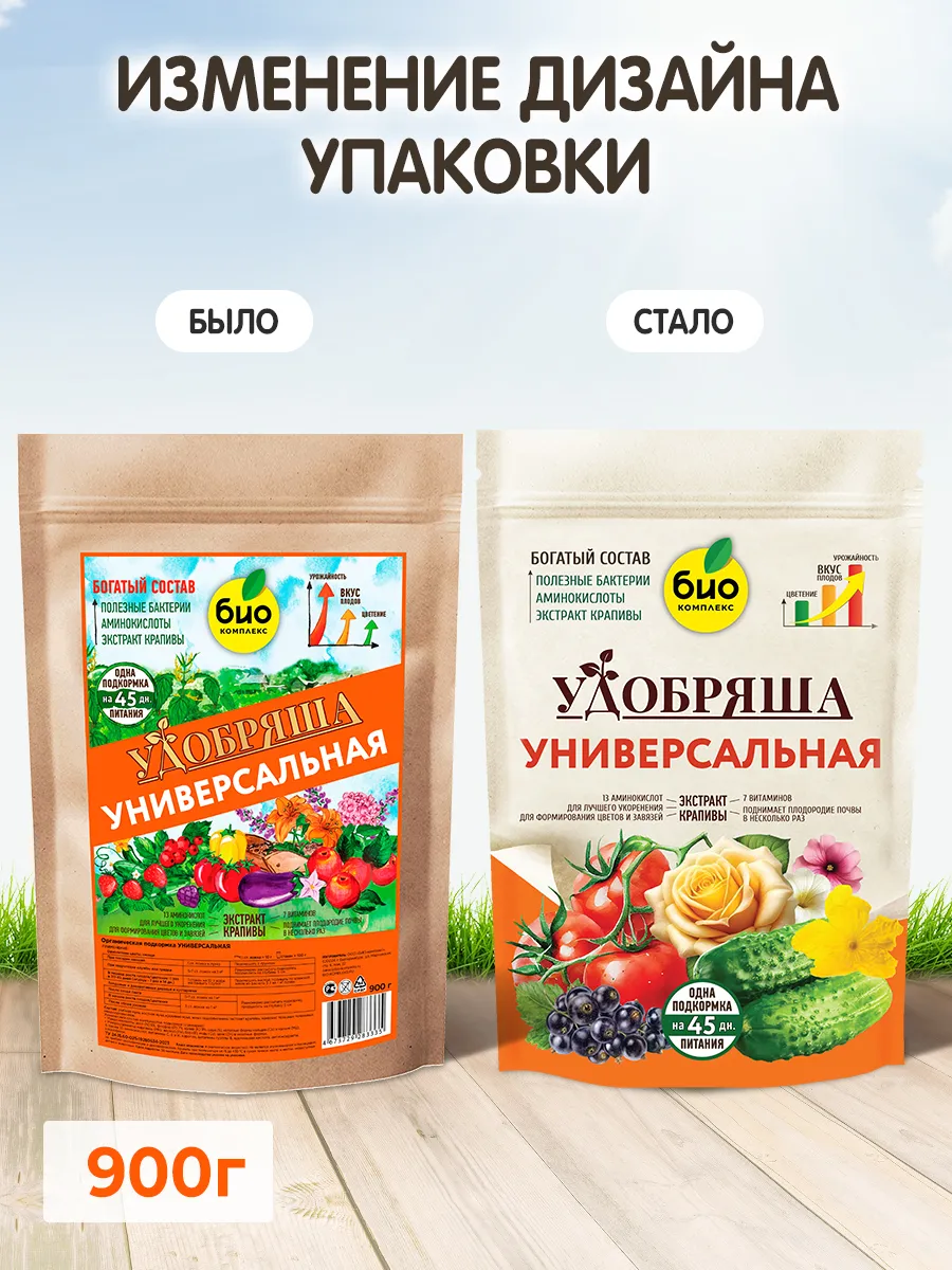 БИО-комплекс Удобрение органическое Универсальное, ТМ Удобряша