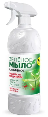 ДАЧНЫЙ ПОМОЩНИК, Зеленое мыло (калиевое), пульверизатор (1 л [12])