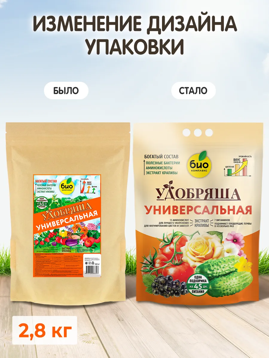 БИО-комплекс Удобрение органическое Универсальное, ТМ Удобряша