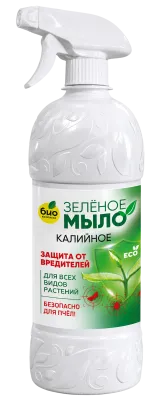 ДАЧНЫЙ ПОМОЩНИК, Зеленое мыло (калиевое), пульверизатор (1 л [12])