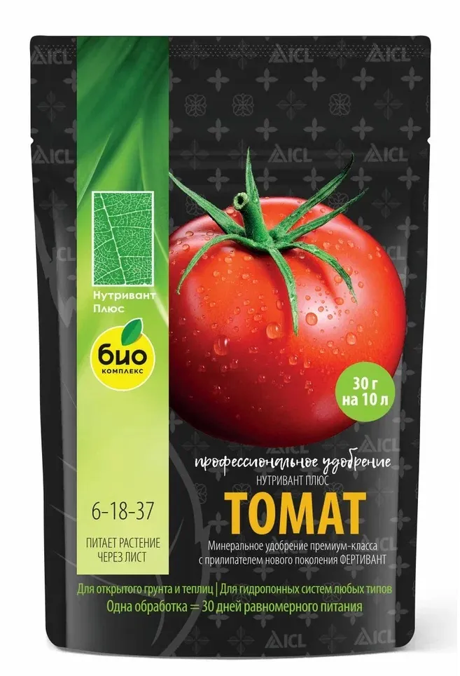 Нутривант Плюс, Томат NPK: 6-18-37, профессиональное комплексное удобрение