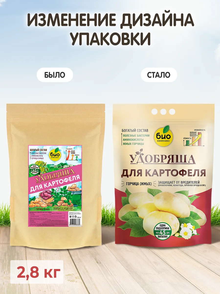 БИО-комплекс Удобрение органическое для картофеля, ТМ Удобряша