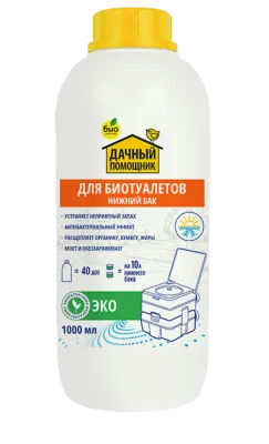 ДАЧНЫЙ ПОМОЩНИК, средство для биотуалетов (нижний бак) (1 л [12])
