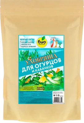 БИО-комплекс Удобрение органическое для огурцов и кабачков, ТМ Удобряша (2,8 кг [3]|)